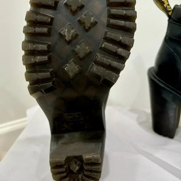 DR MARTENS JESY PLATFORM BLOCK HEEL BOOTS - Picture 8 of 8